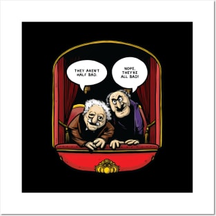 Statler and Waldorf (All Bad) Posters and Art